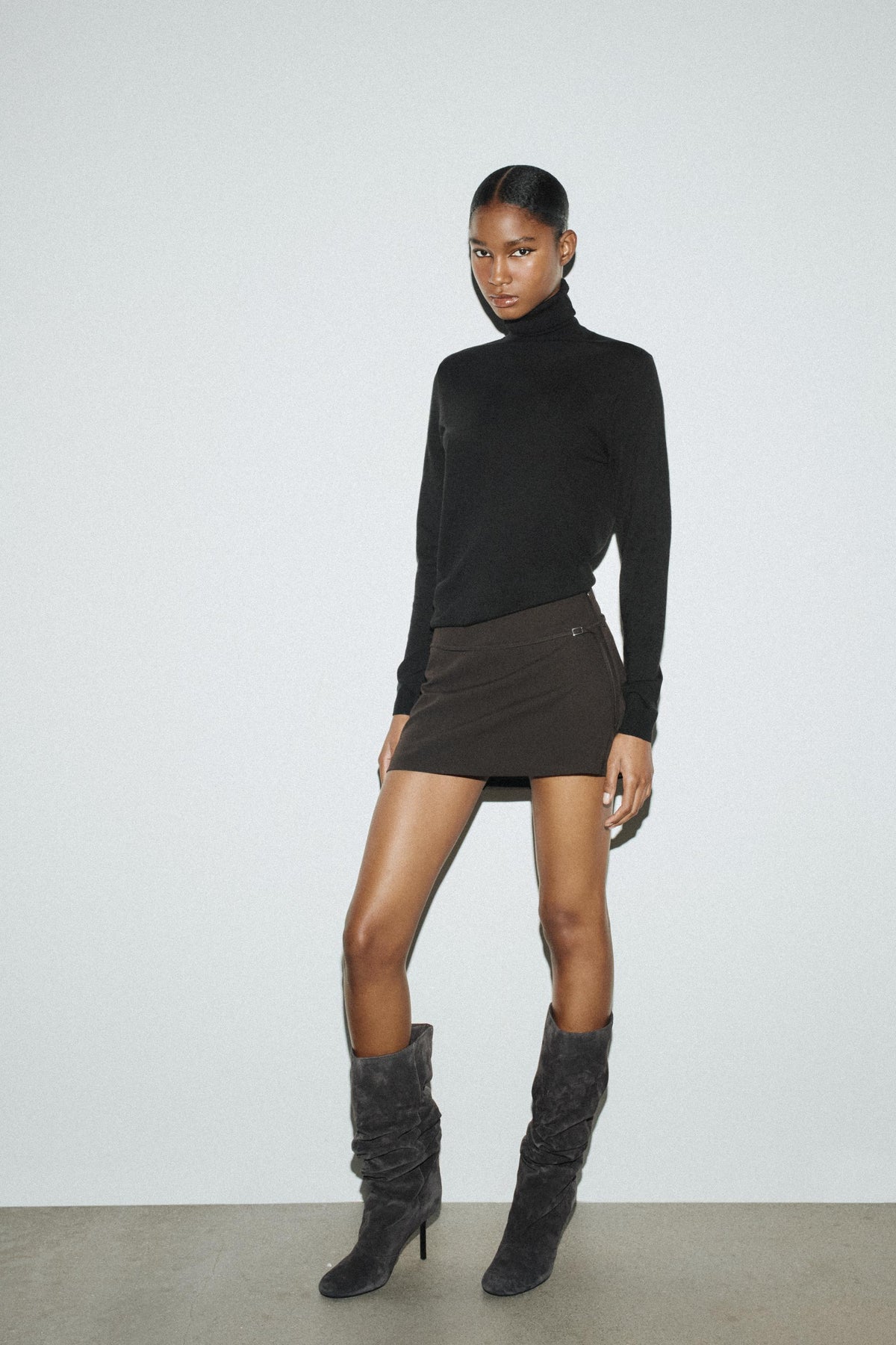 Wool High Neck Jumper