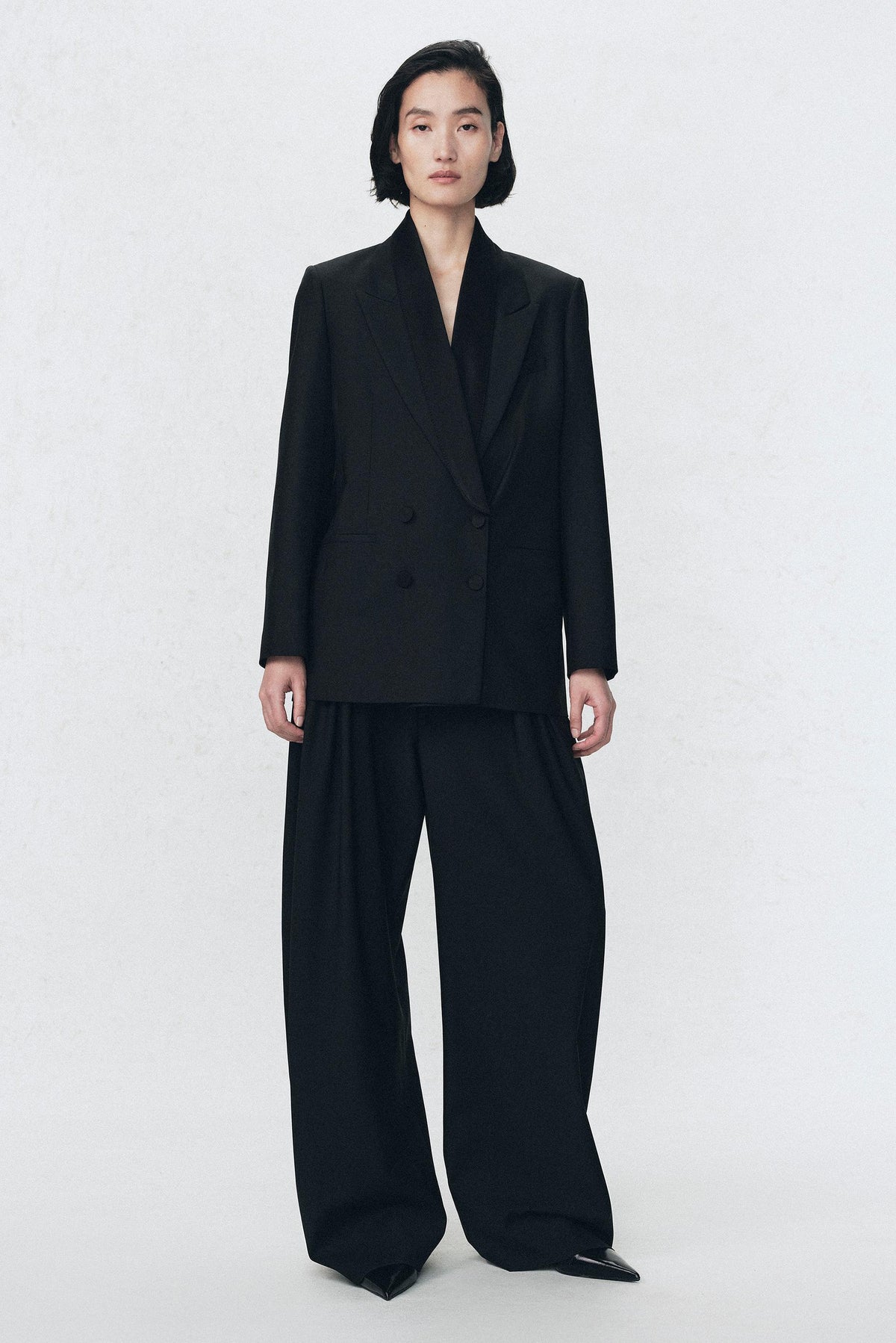 Wool Trousers with Darts