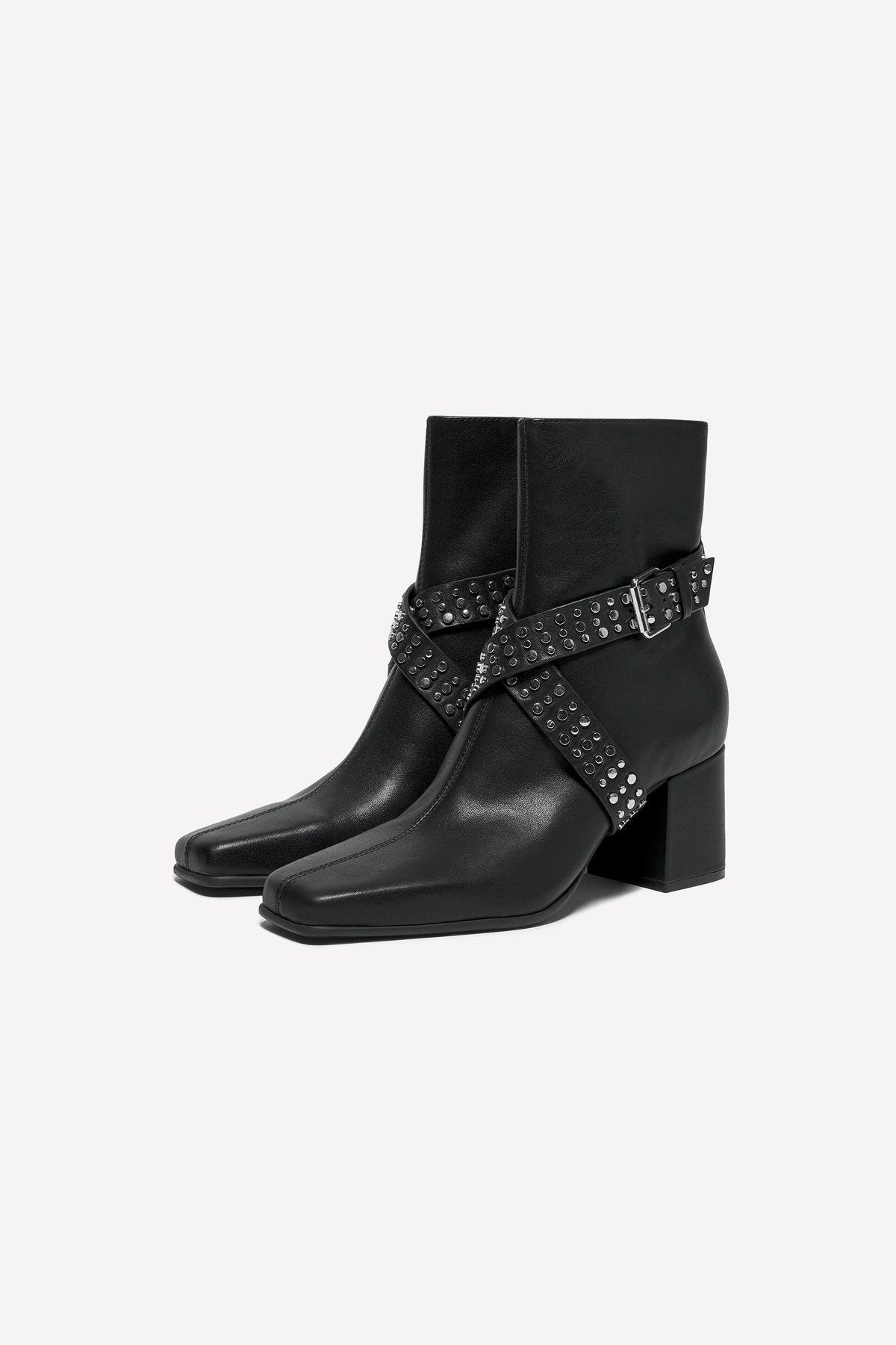 LEATHER HEELED BOOTS LUDOVIC DE SAINT SERNIN x - Image 2