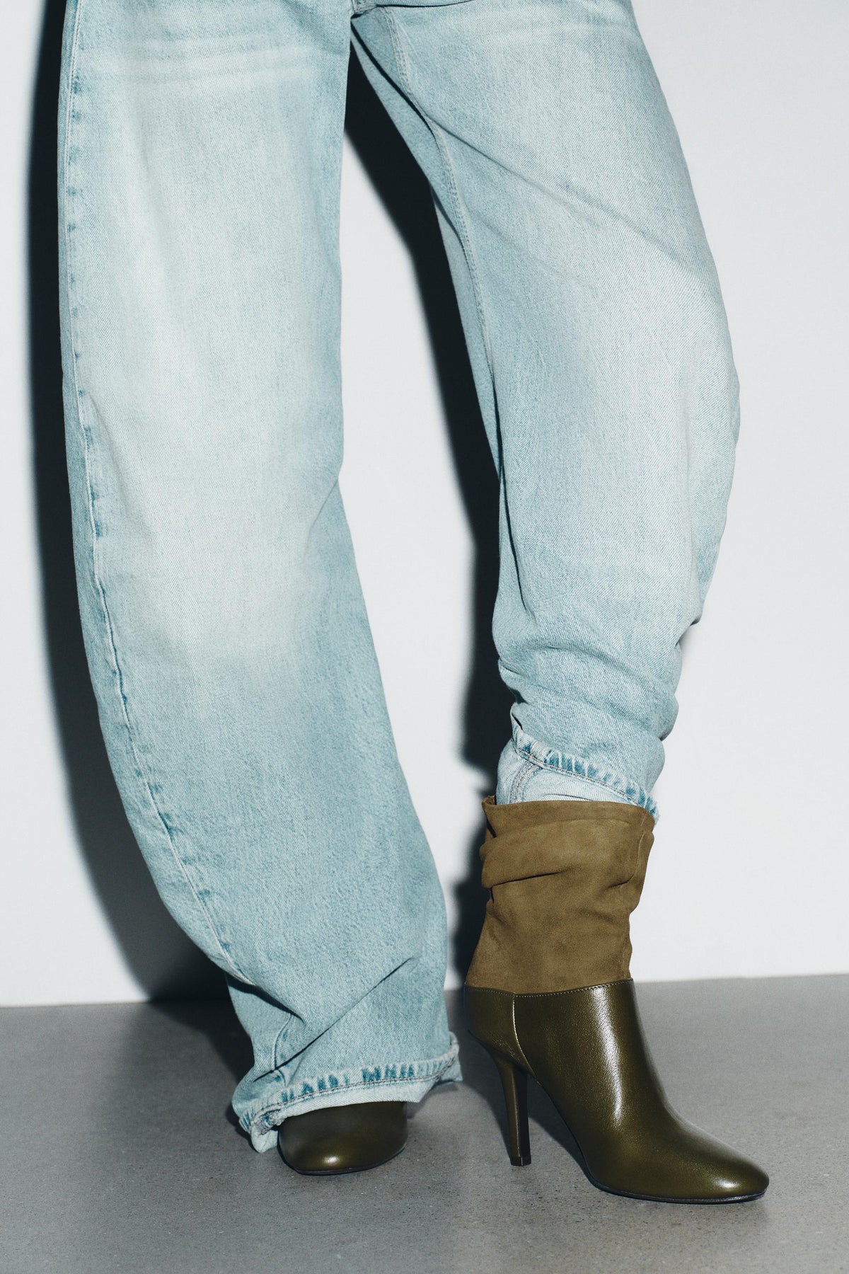 Lederstiefeletten