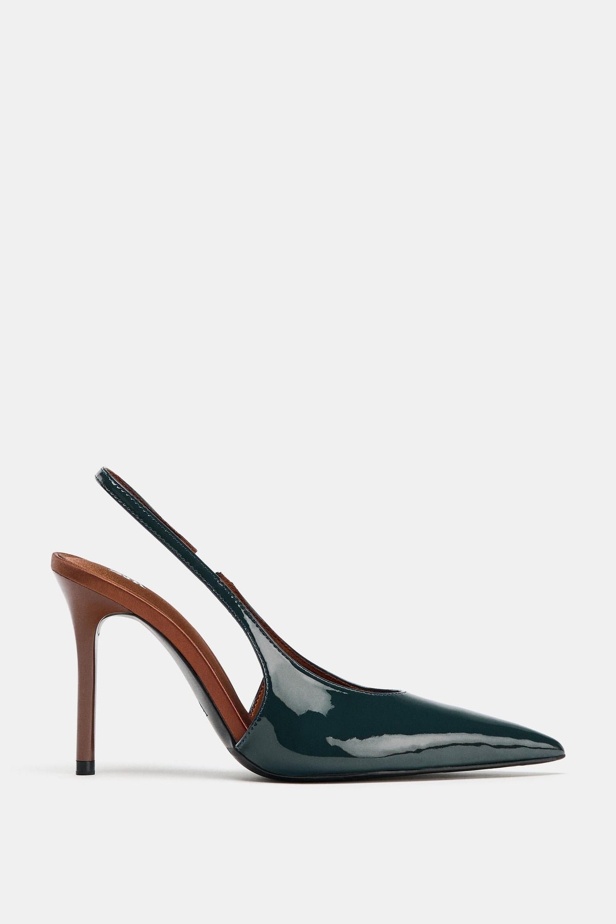 Slingback-Rückenteil aus Kunstlack