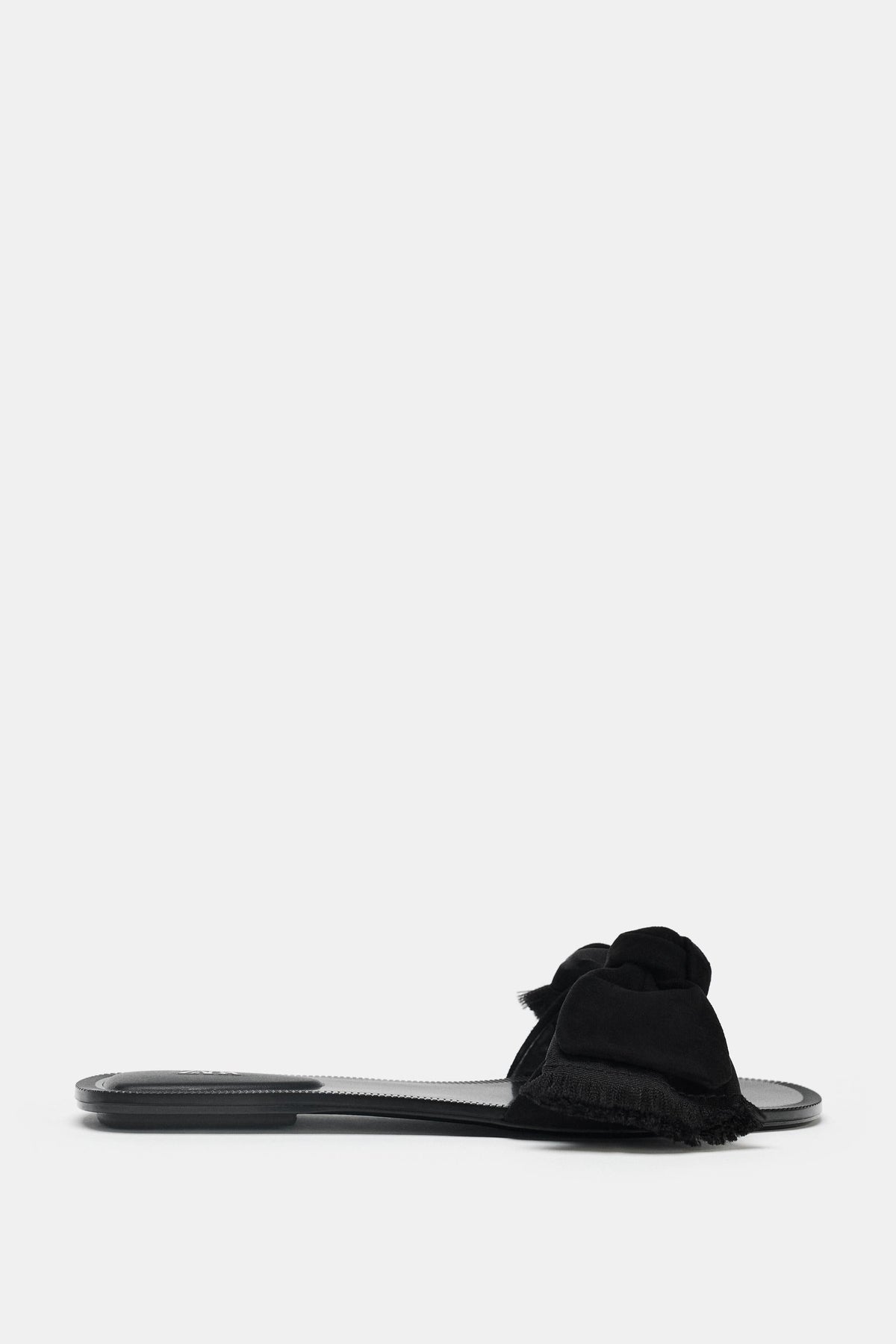Suede Bow Sandals