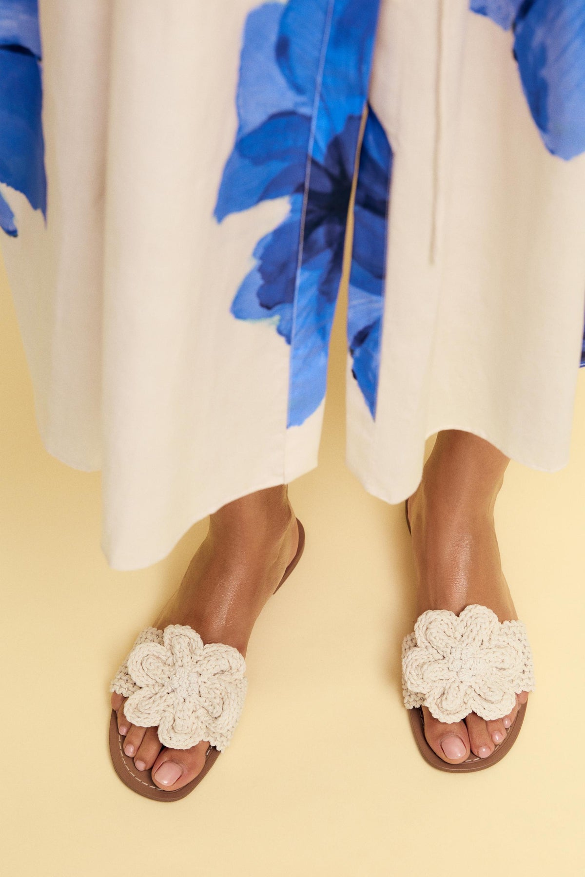 Crochet Bow Sandals
