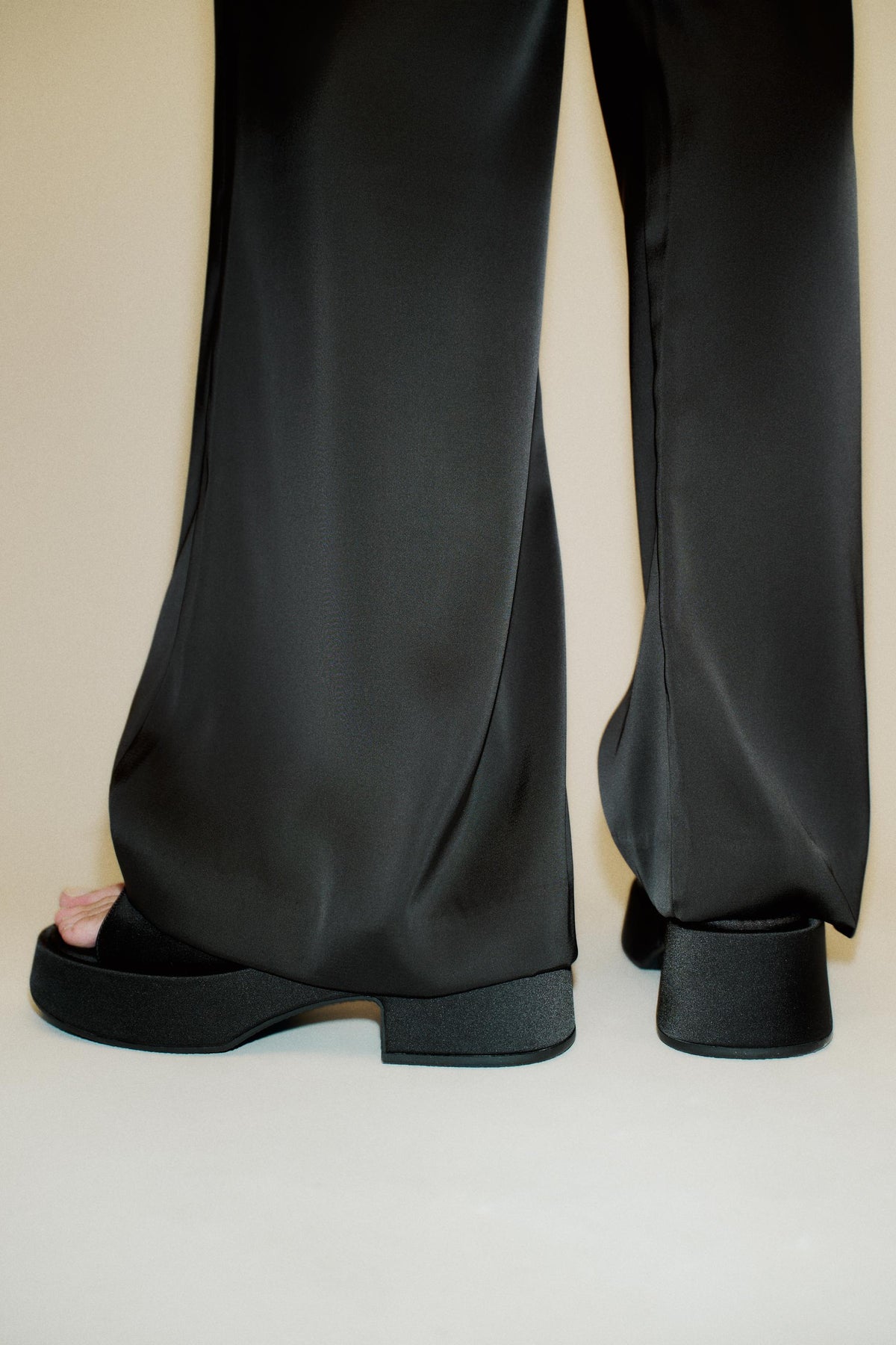 SATIN SANDALS
