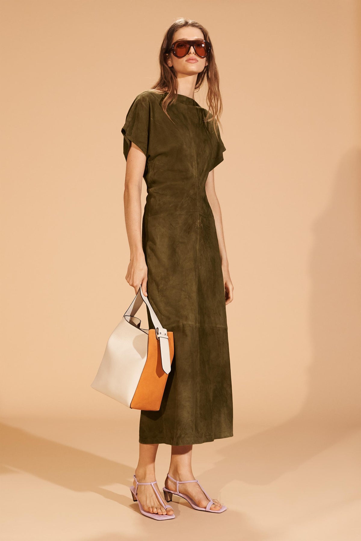 Wildledertasche