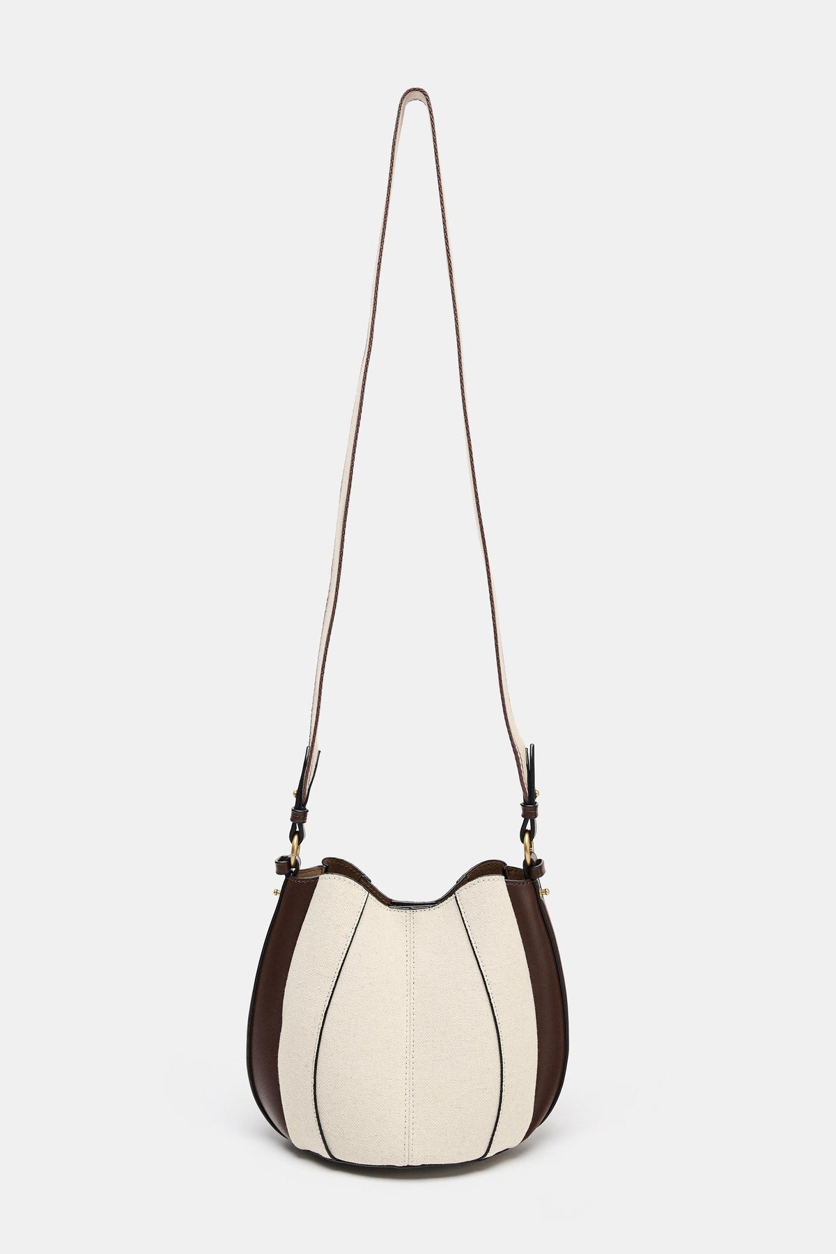 Topstitch Bucket Bag