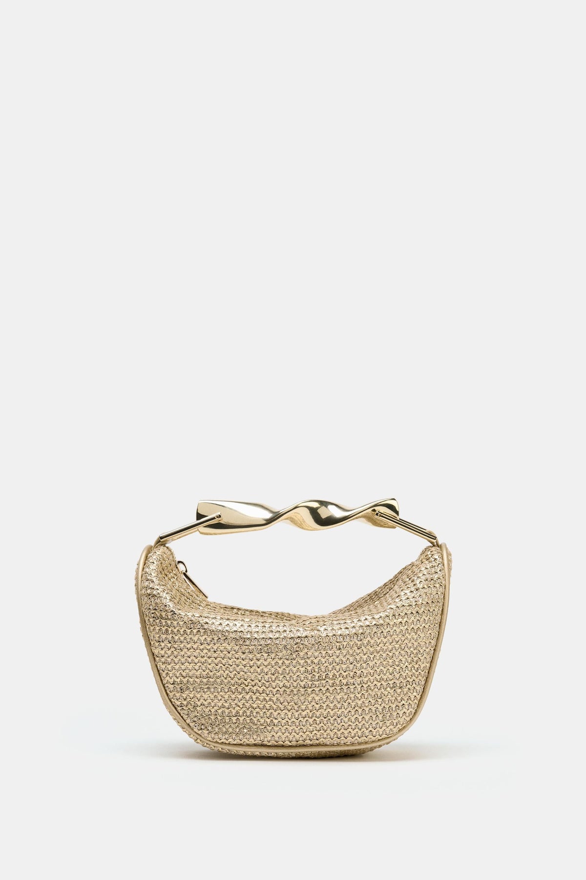 MINI-TASCHE MIT METALLGRIFF