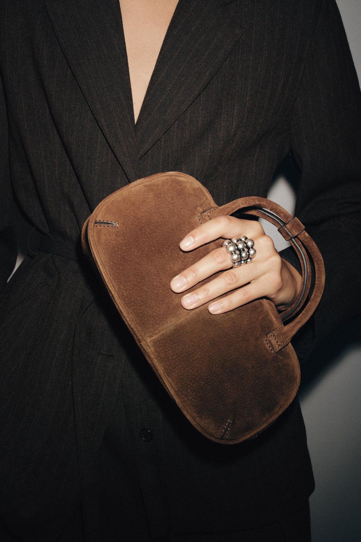 LEATHER BOWLING BAG