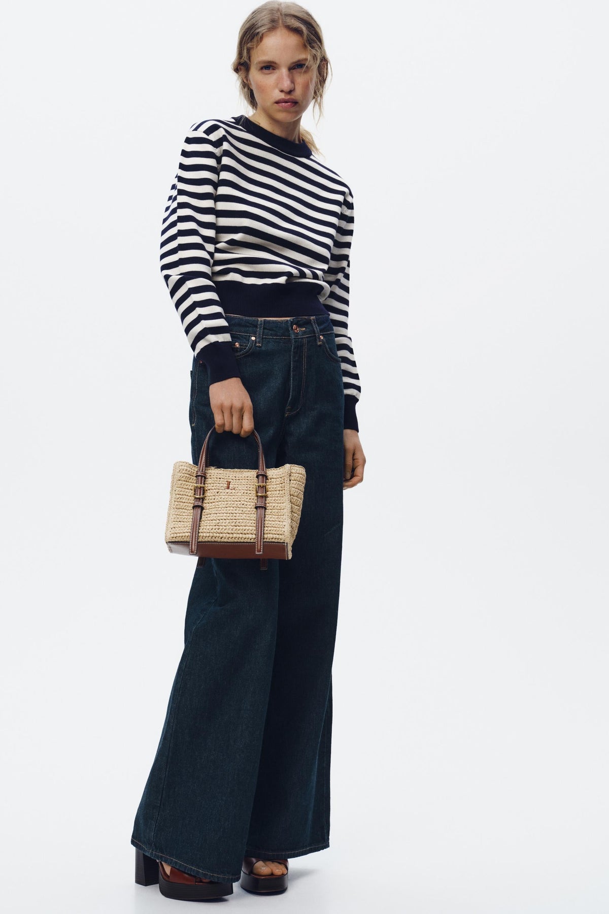 Woven Mini Tote Bag