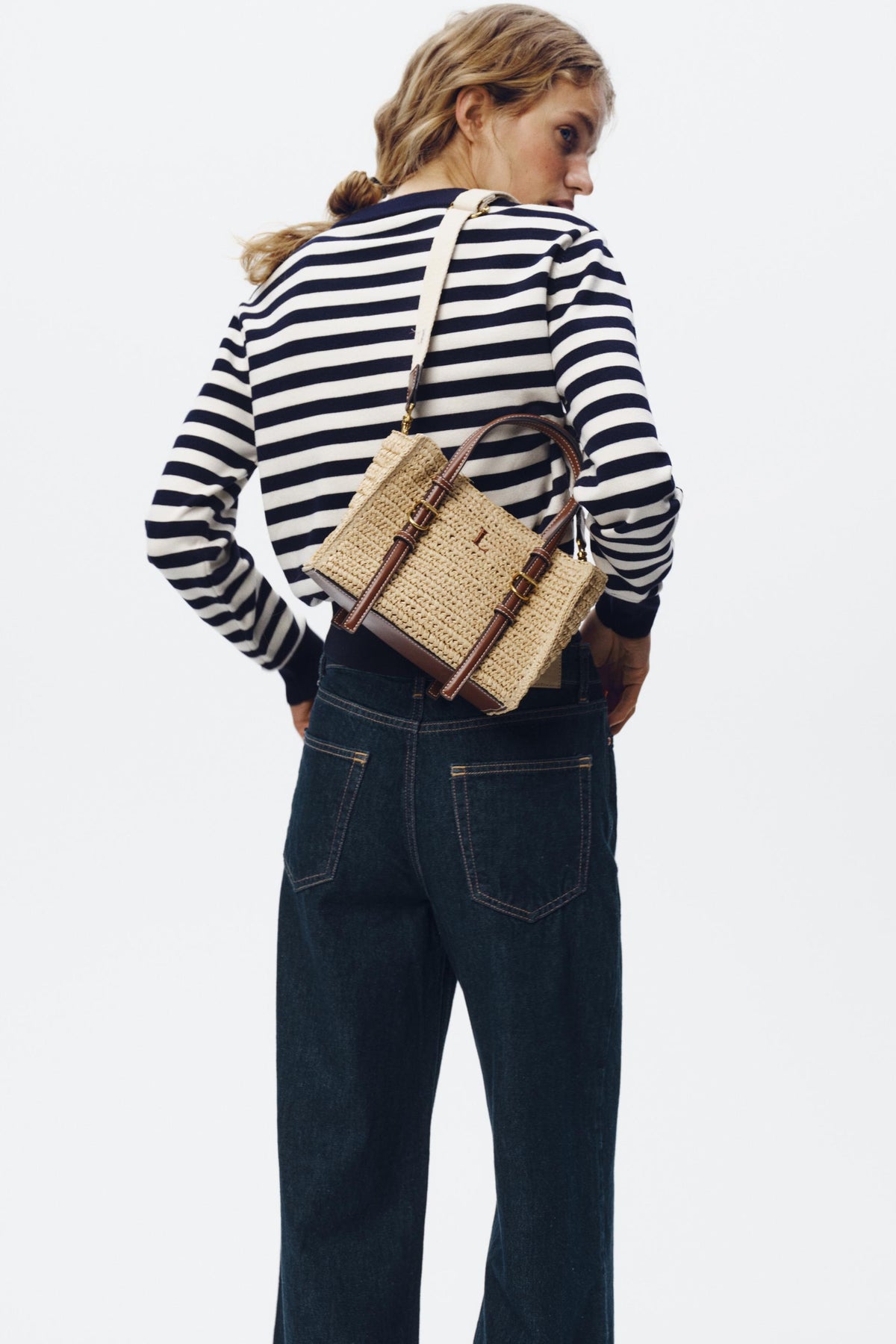 Woven Mini Tote Bag