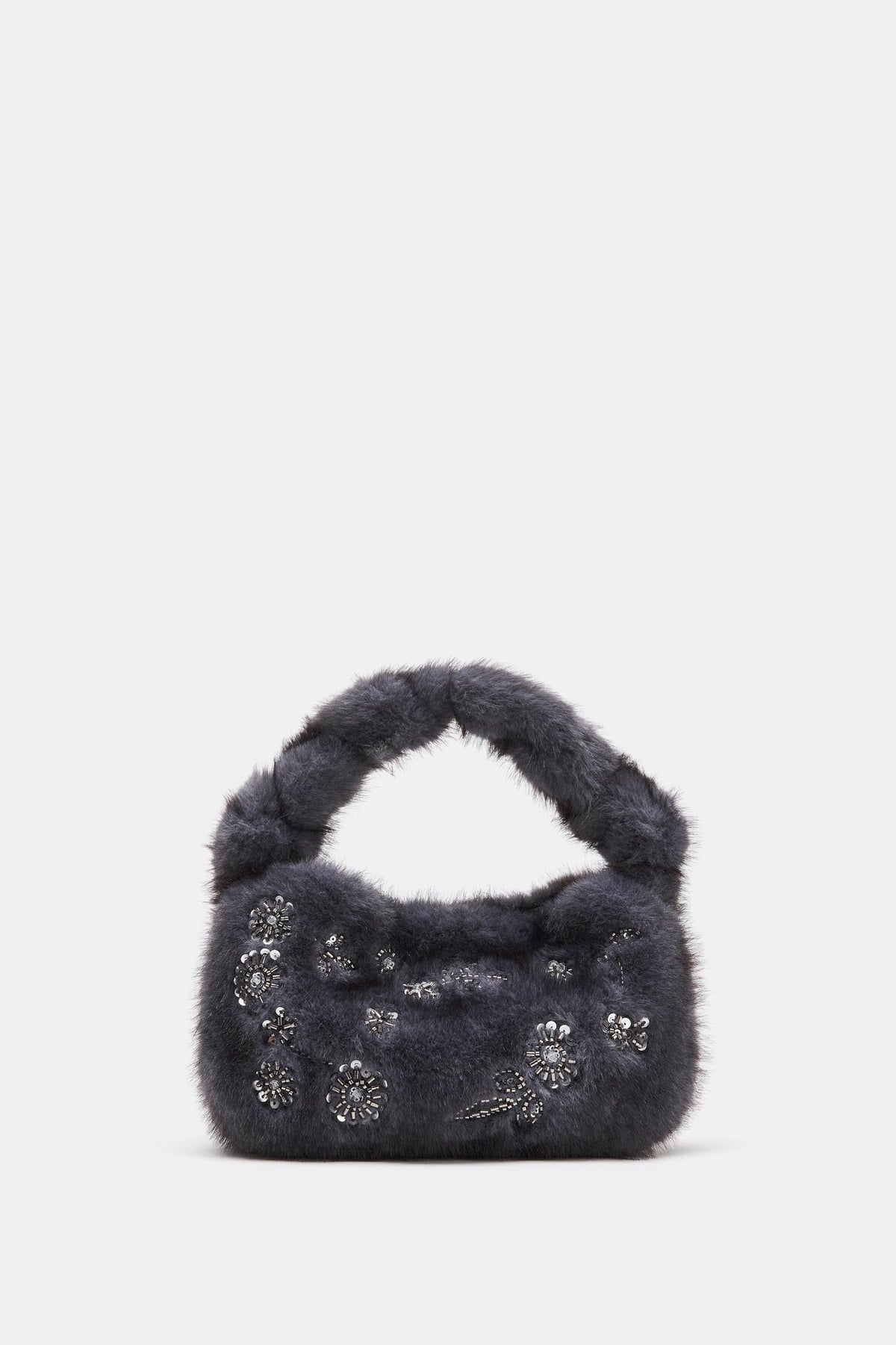 Mini-Tasche aus Kunstpelz
