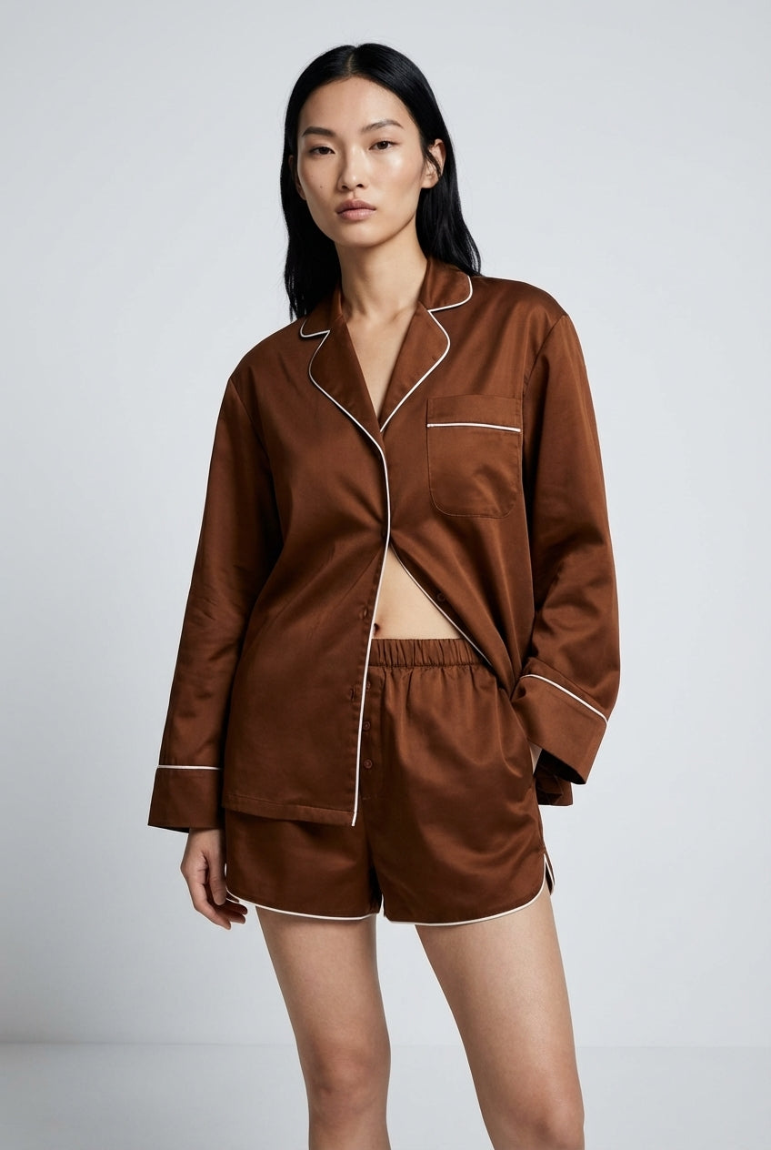 POPLIN PYJAMA TROUSERS