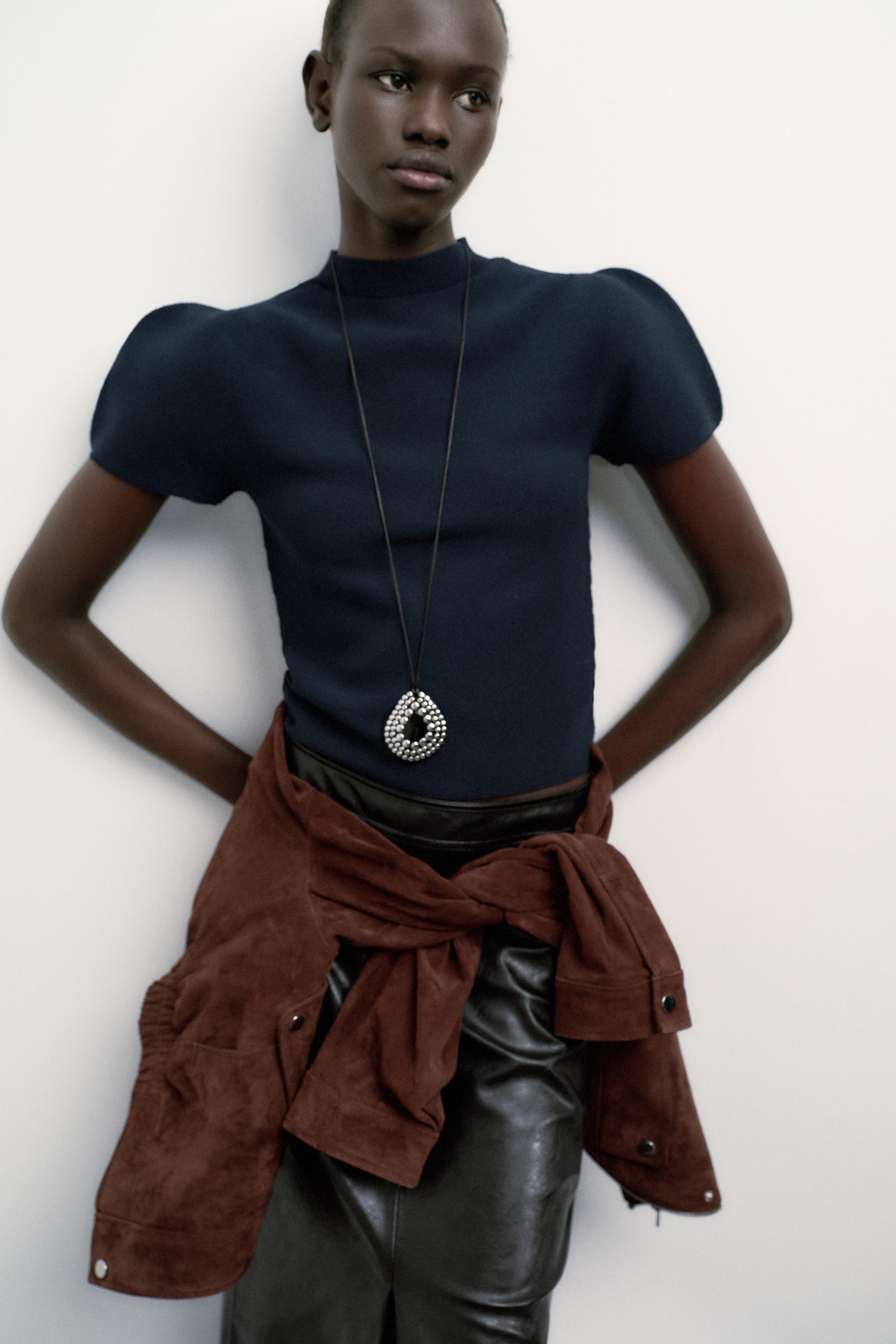 Puff Sleeve Knit Jumper