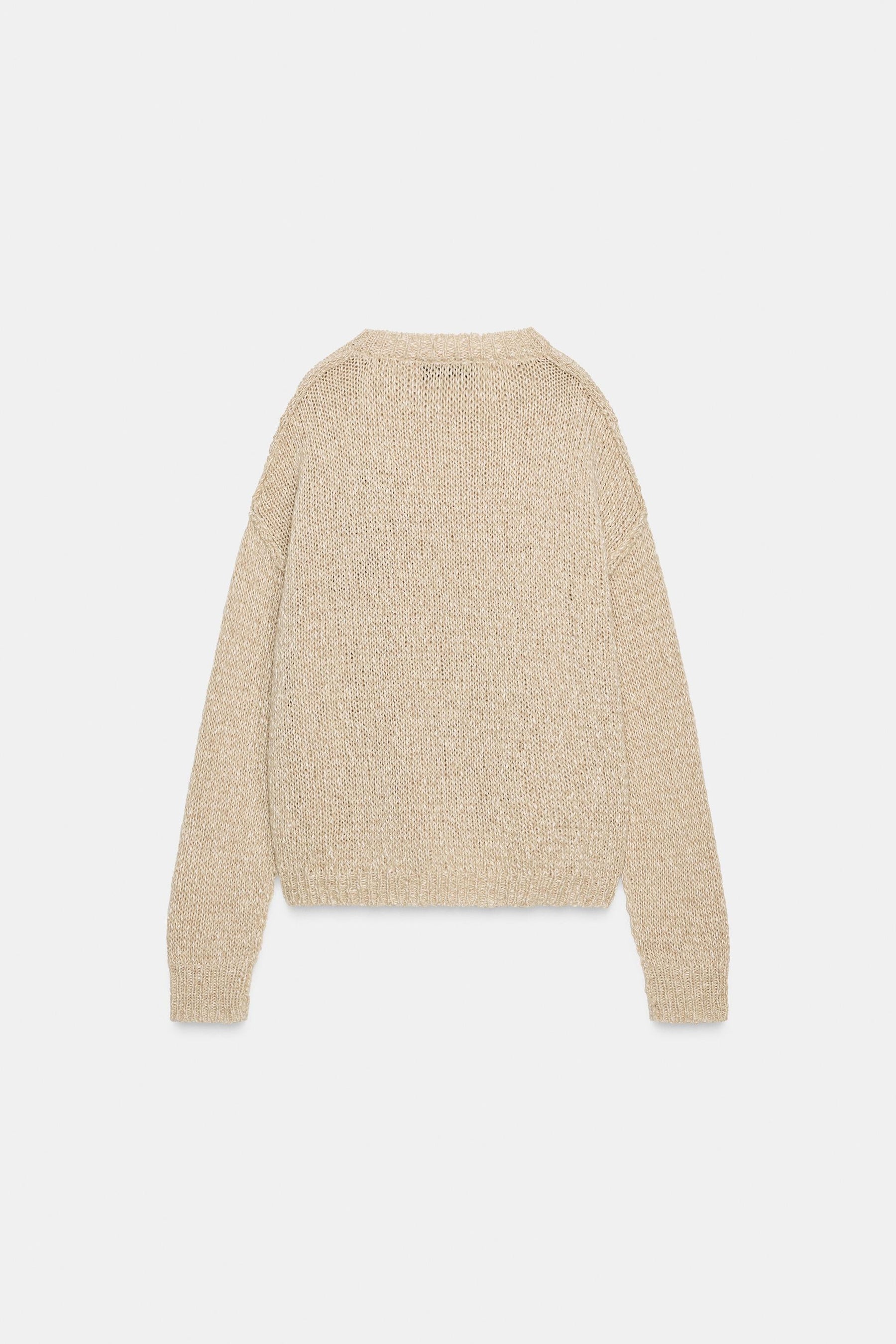 WOOL JUMPER WITH EMBROIDERED TEXT - Image 3
