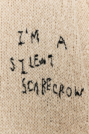 WOOL JUMPER WITH EMBROIDERED TEXT - Image 4