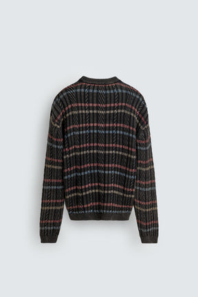 TEXTURED STRIPE SWEATER - Image 7