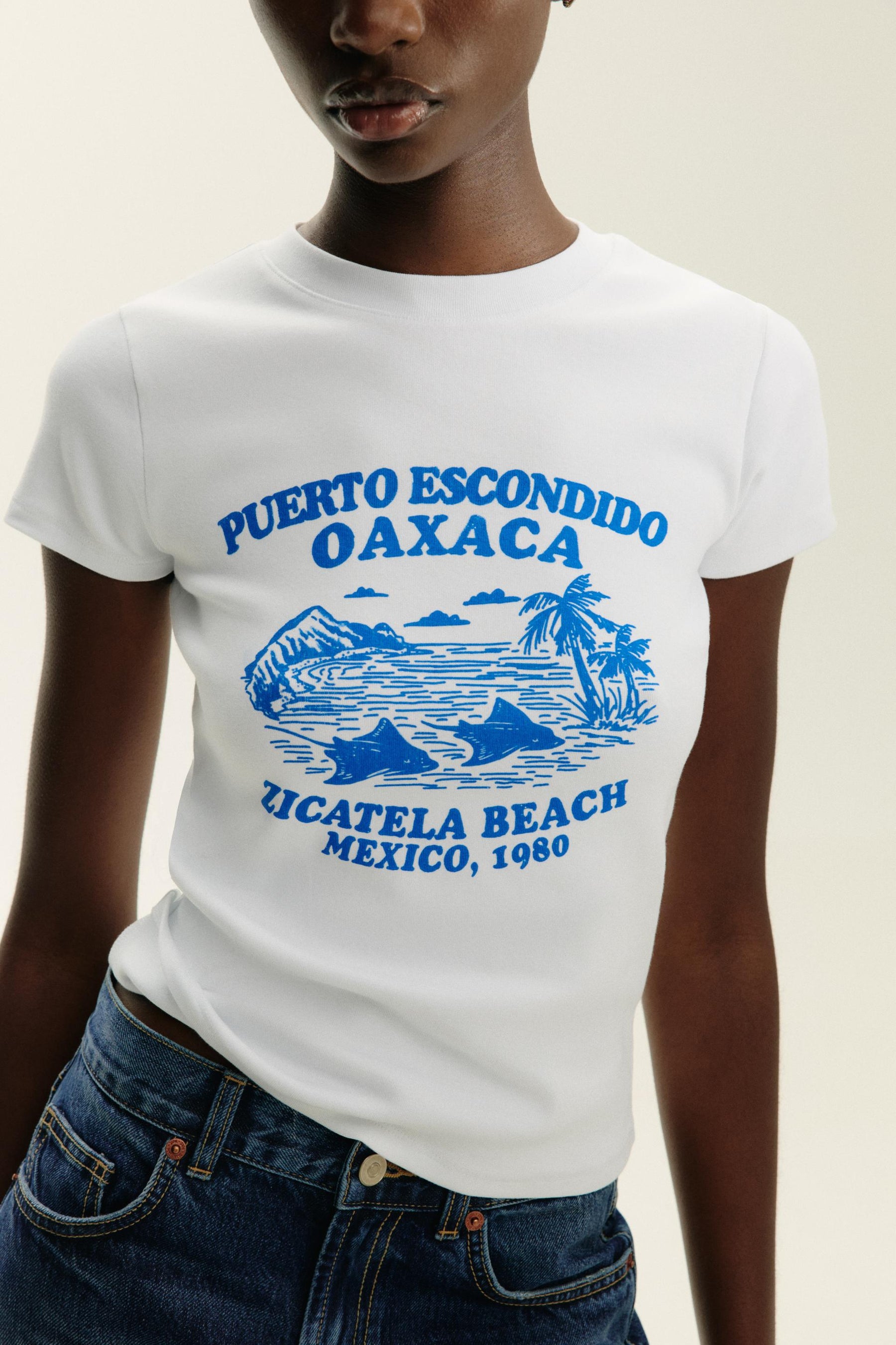 Text-Print T-Shirt