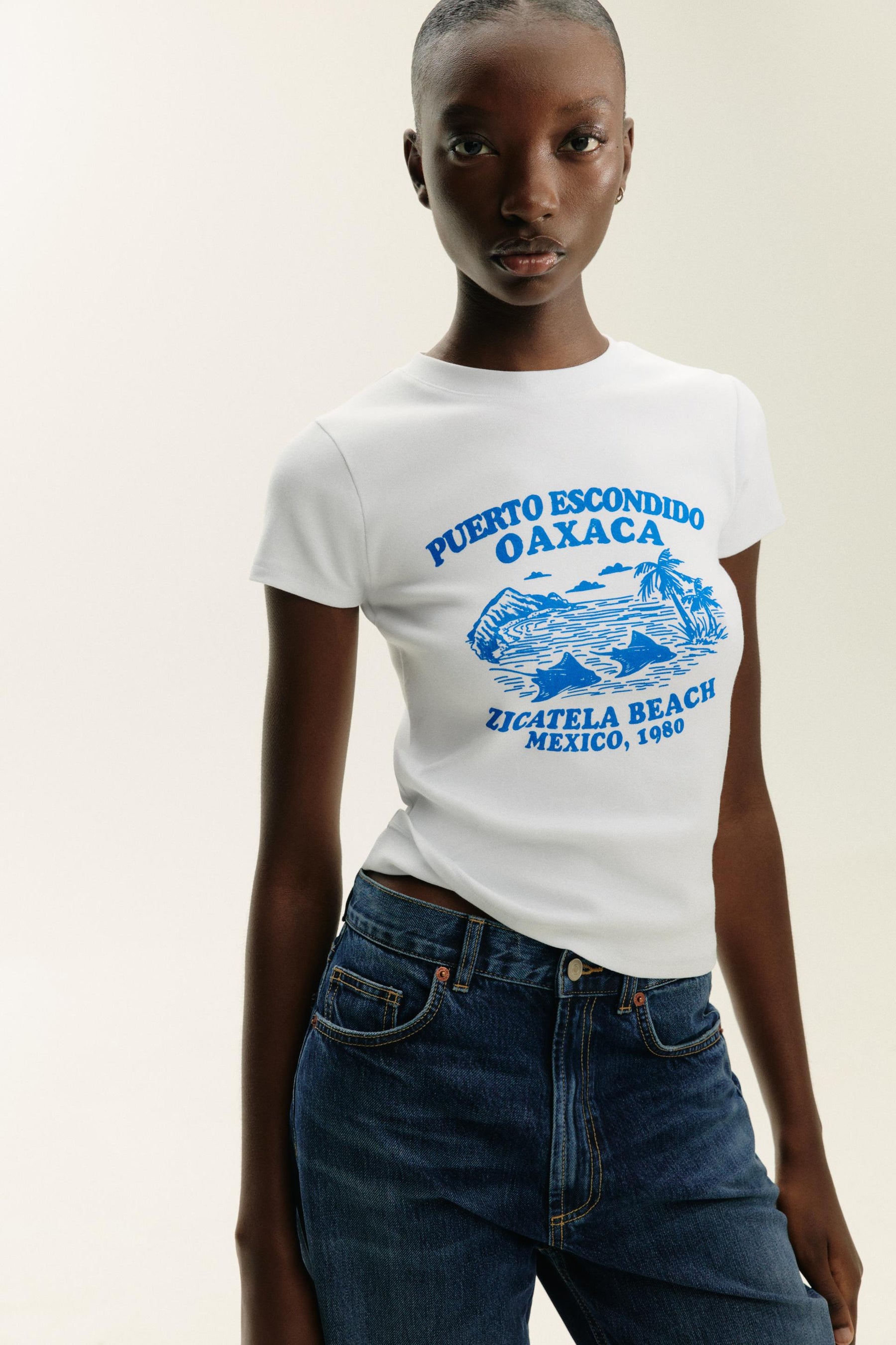 Text-Print T-Shirt