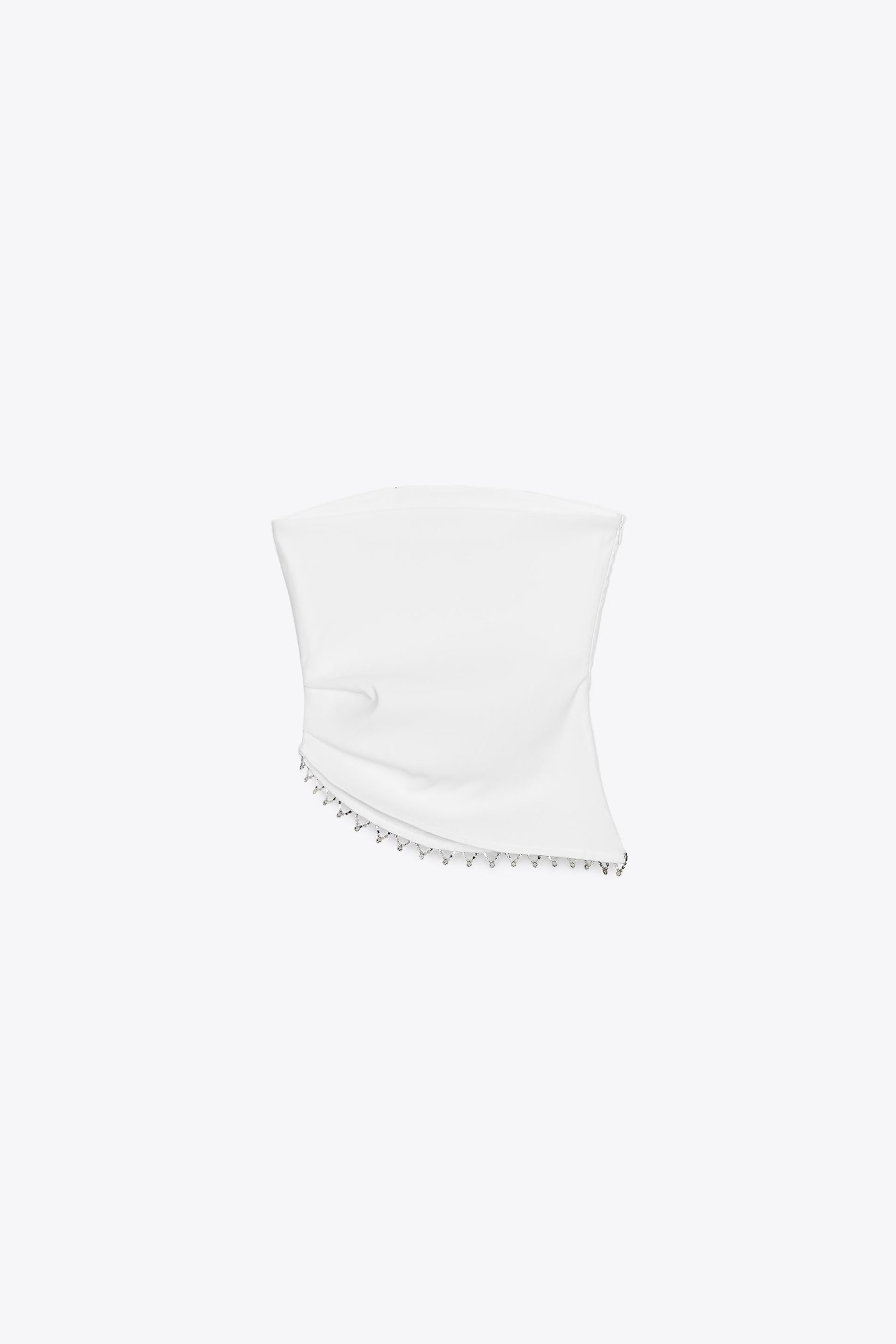 Strapless Jewel Top