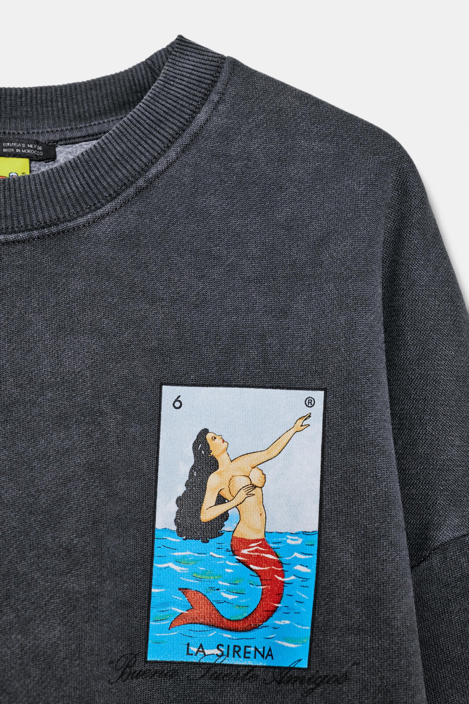 Washed Effect Sweatshirt