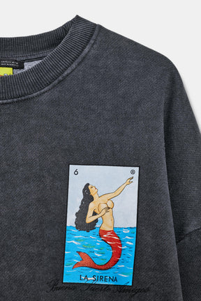 Washed Effect Sweatshirt