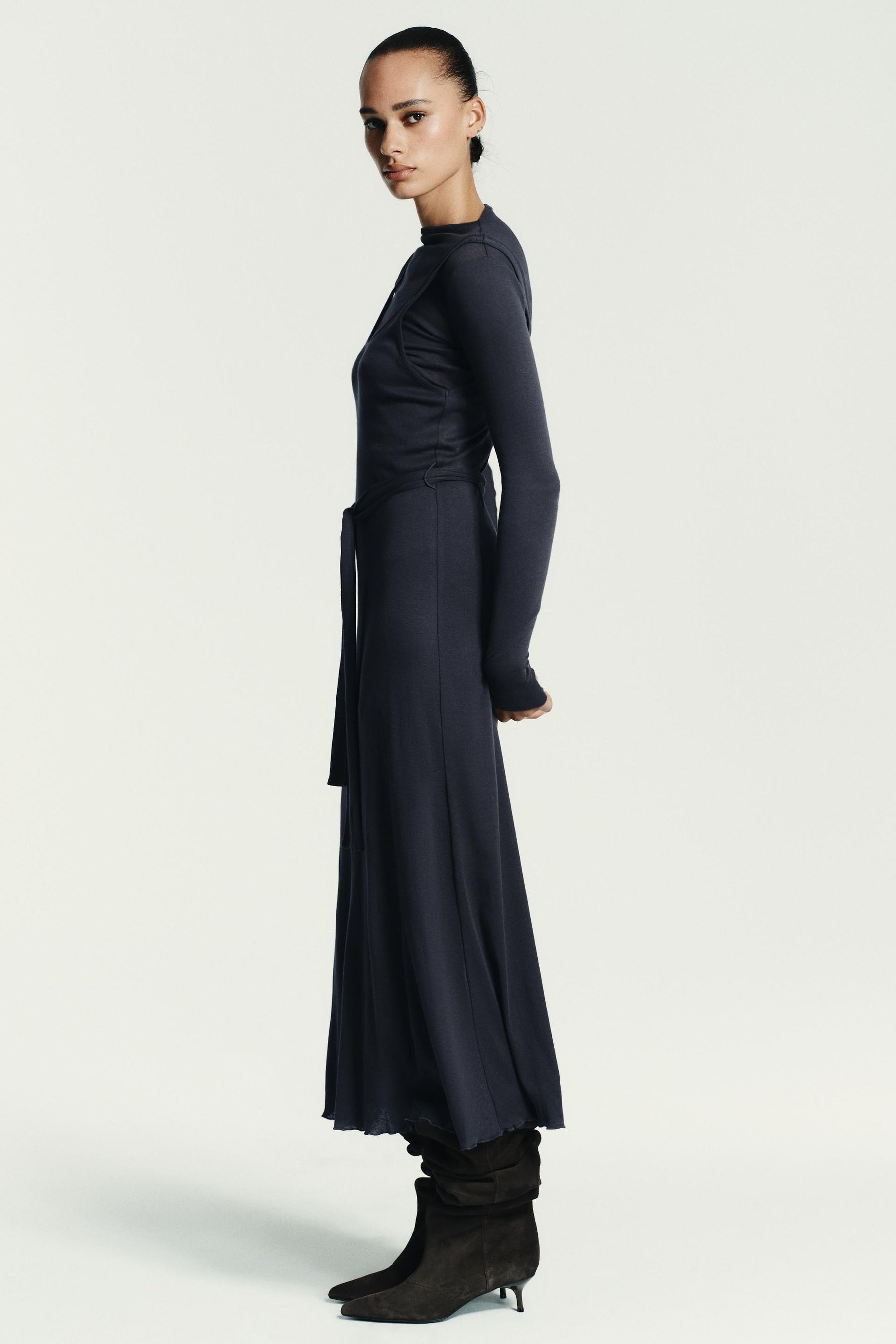 Tie Belt Dress