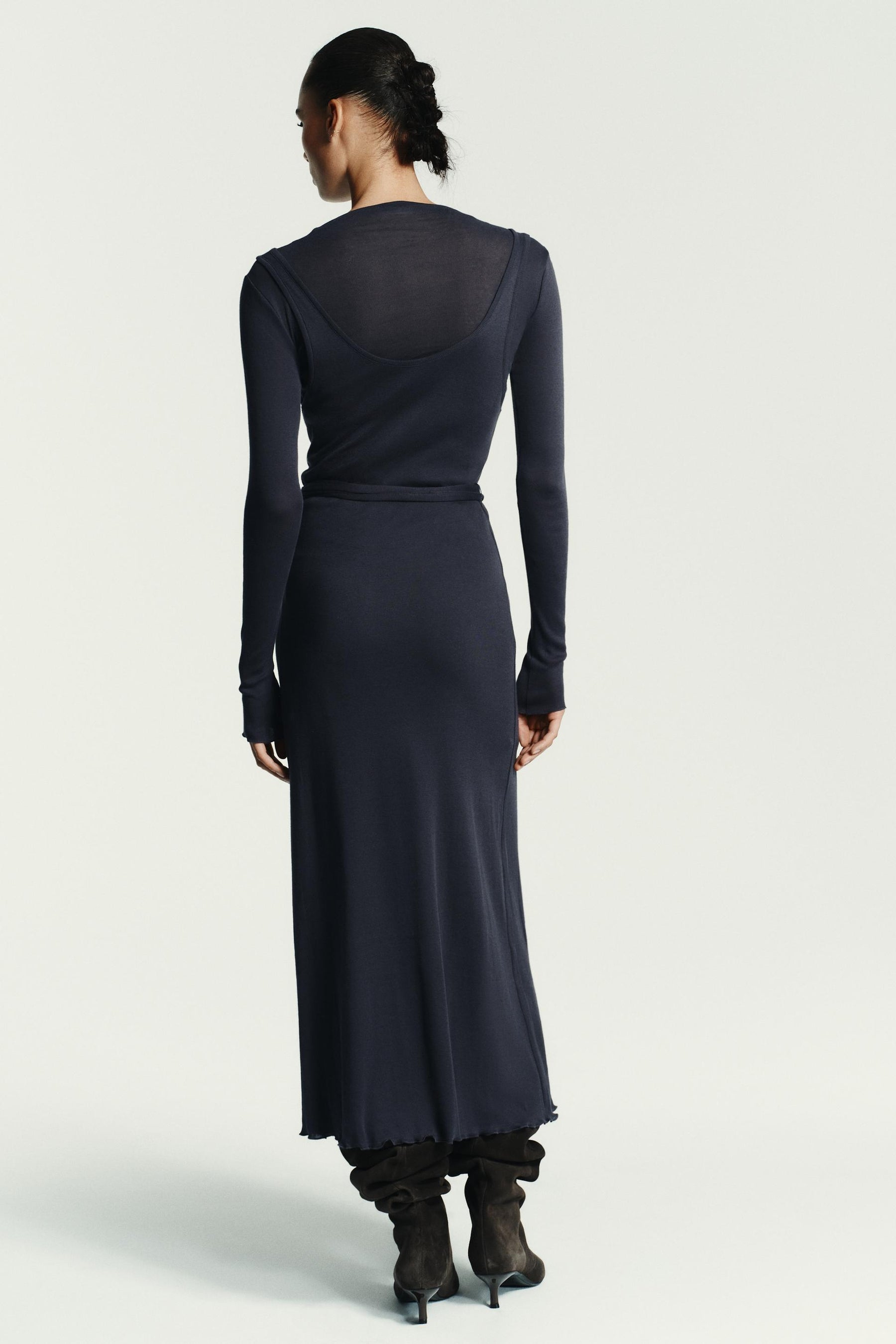 Tie Belt Dress