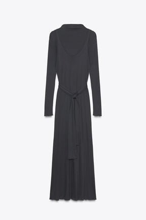 Tie Belt Dress