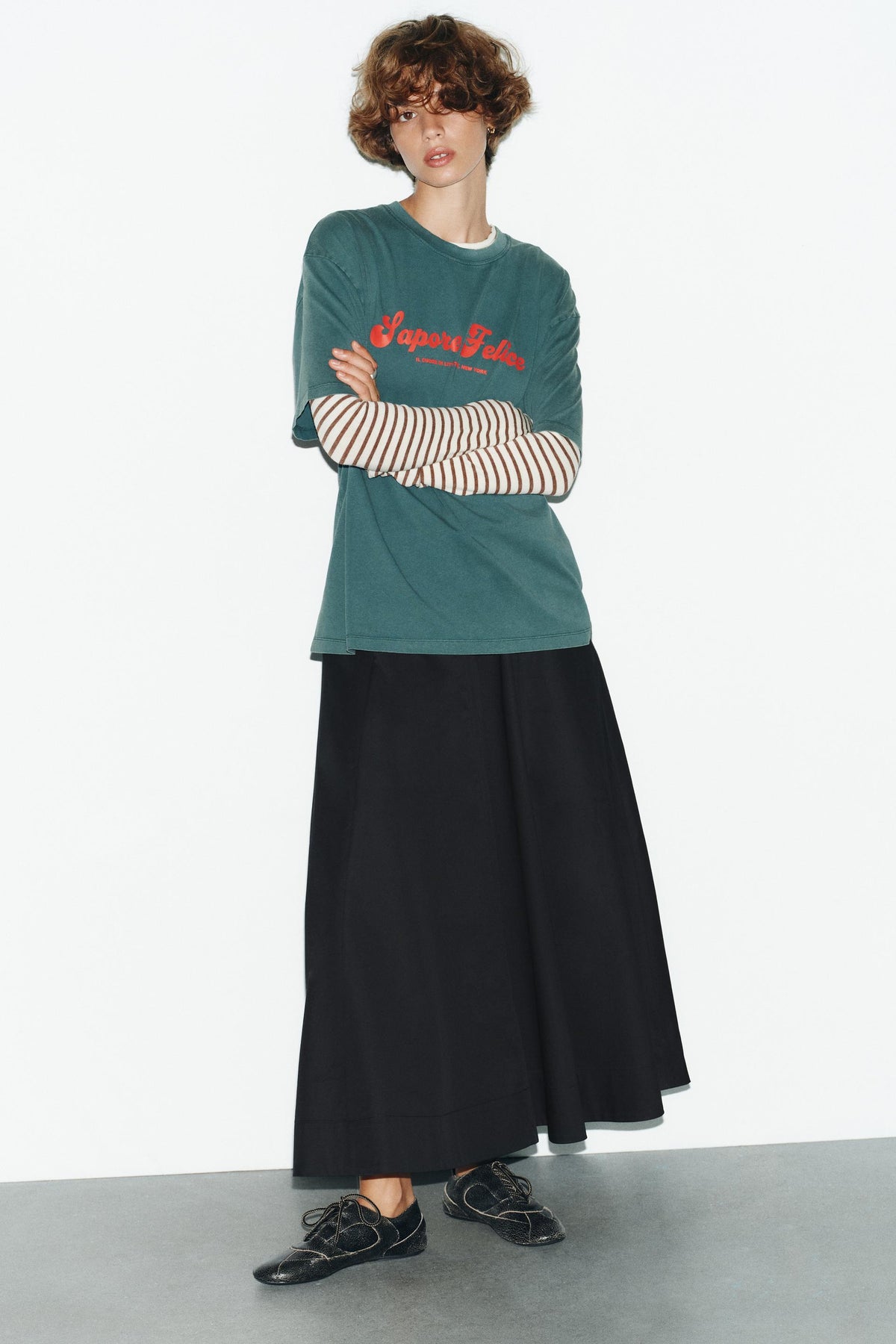 Slogan Print T-Shirt