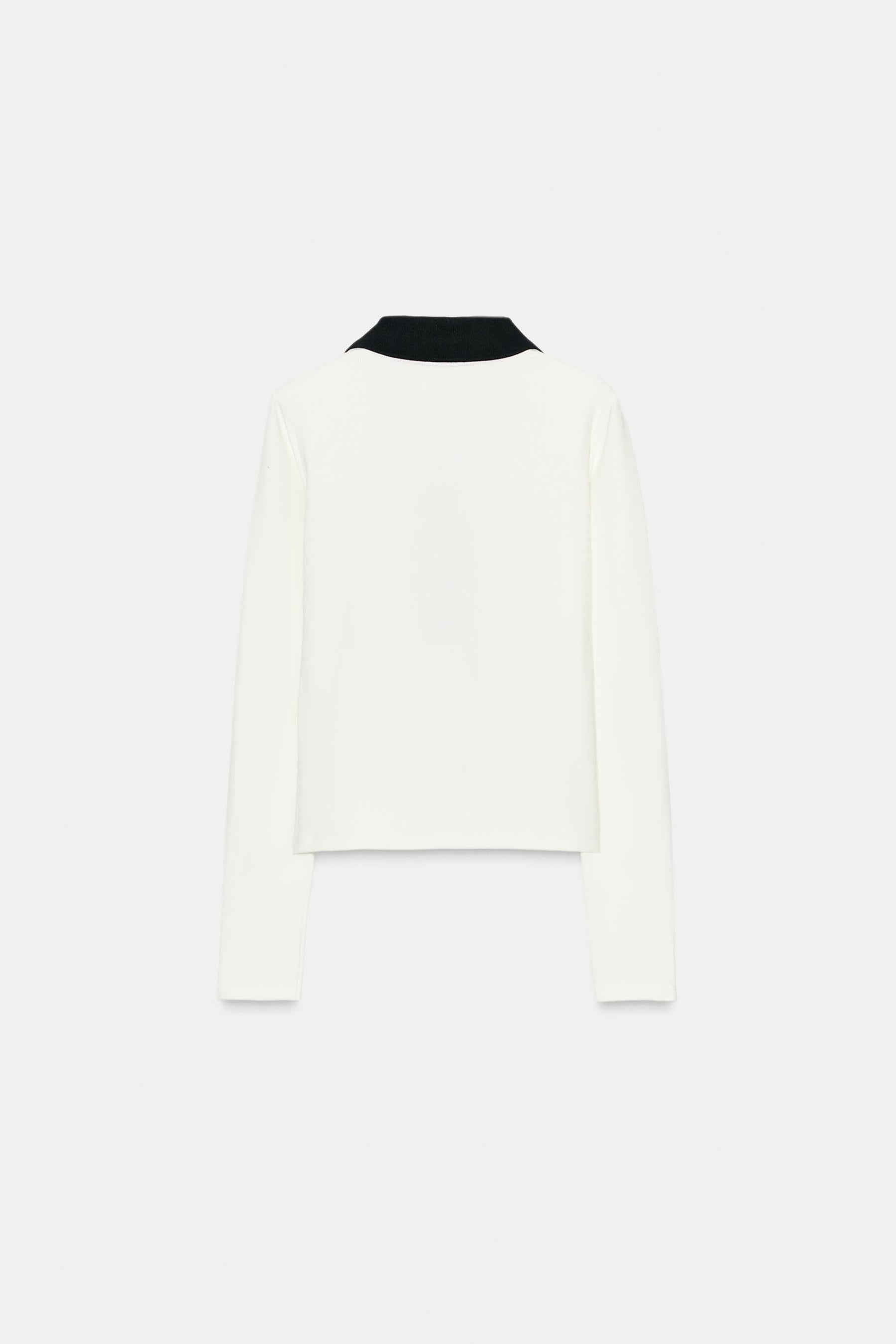 INTERLOCK POLO TOP