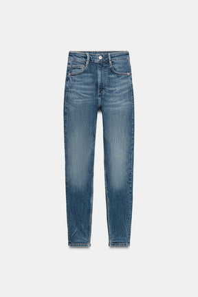 High-Waist Skinny Jeans