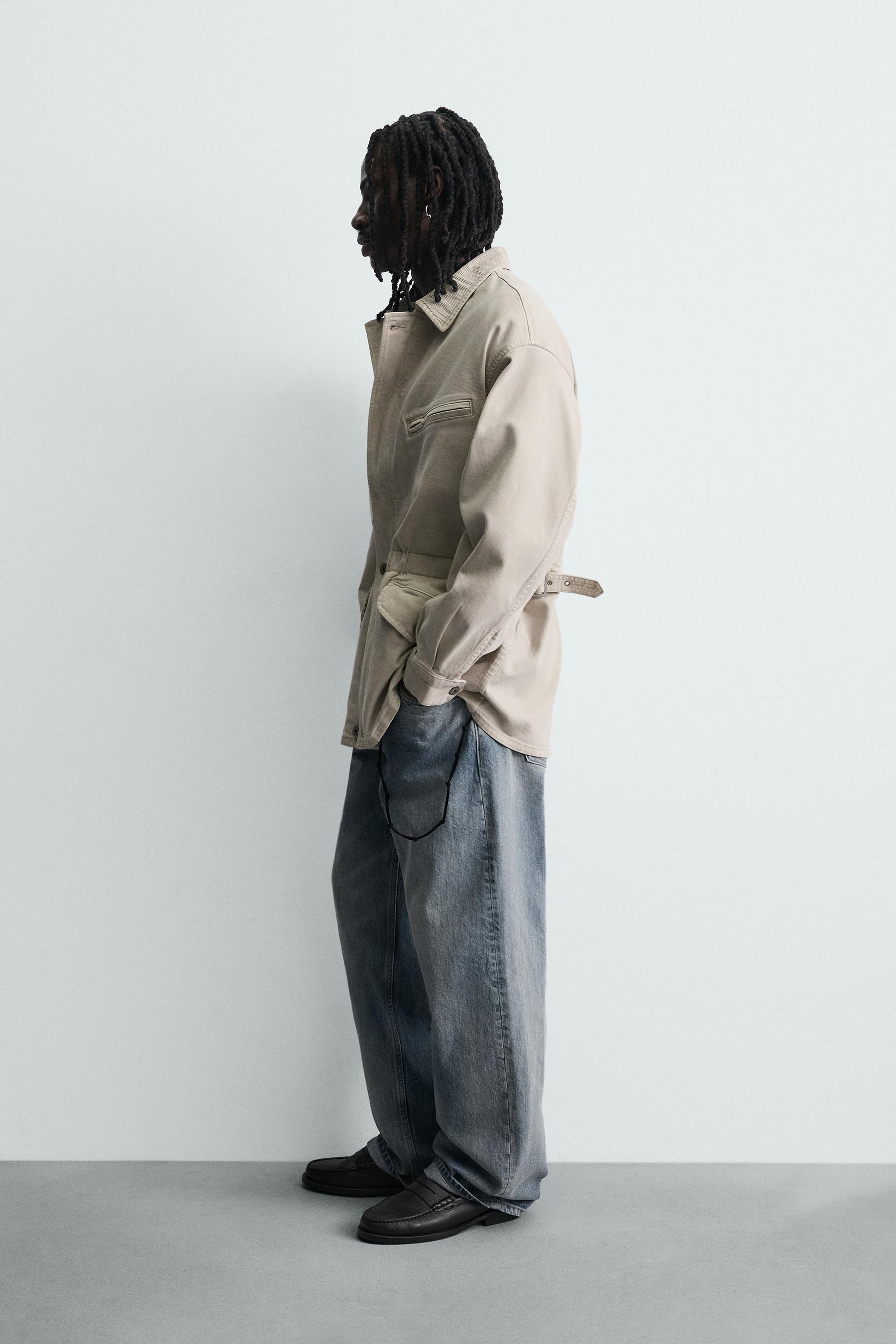 Jeansjacke mit Taschen