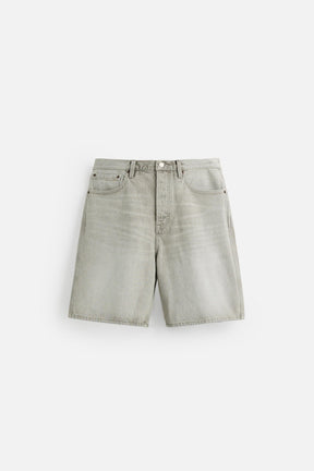 STRAIGHT-LEG DENIM BERMUDA SHORTS - Image 7