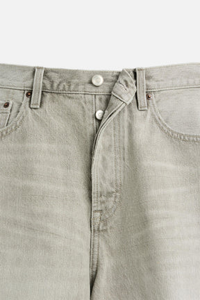 STRAIGHT-LEG DENIM BERMUDA SHORTS - Image 8