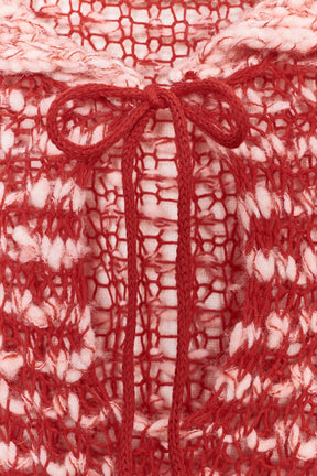 Wool Pointelle Knit Polo