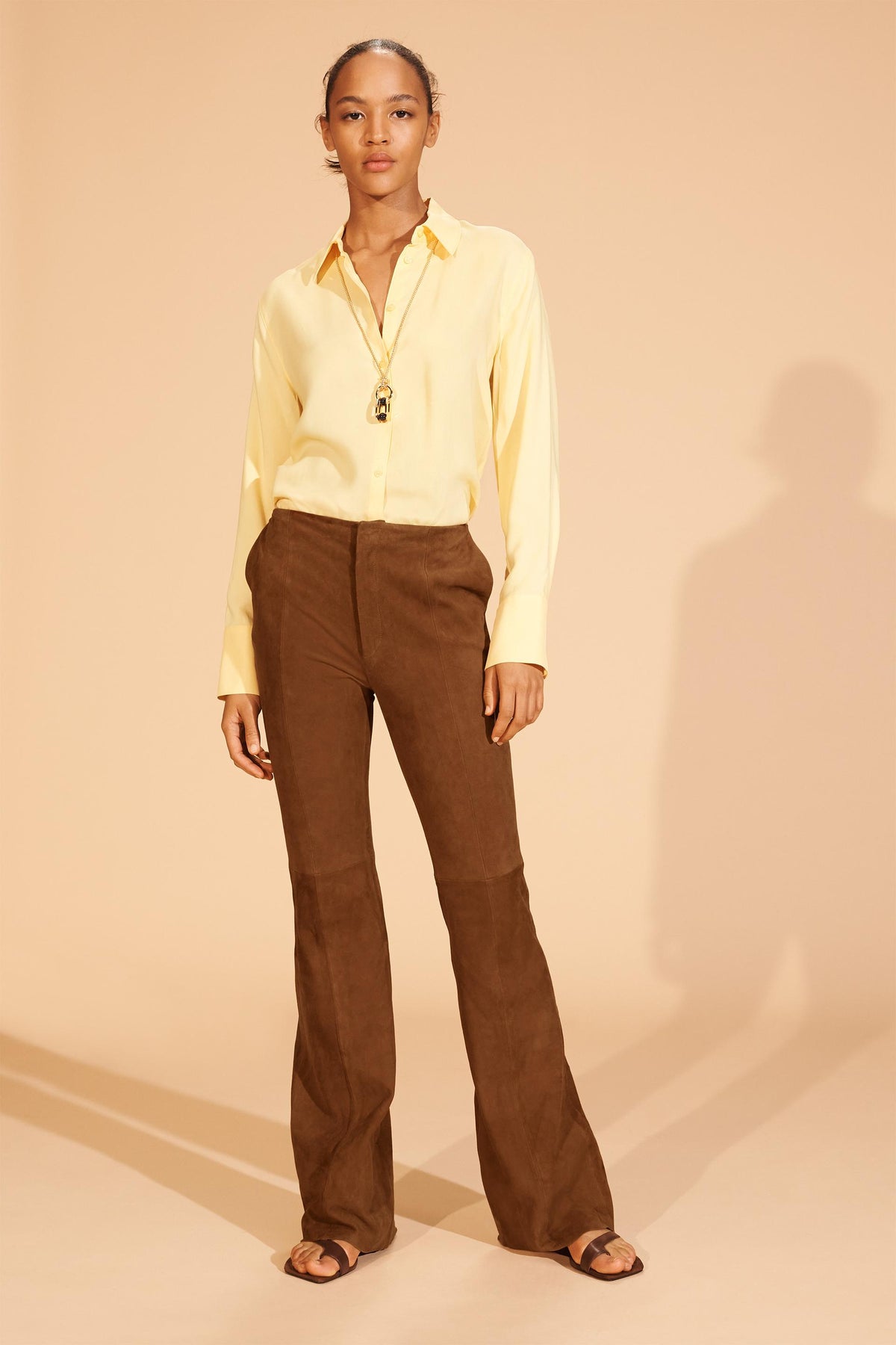SUEDE LEATHER TROUSERS