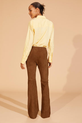 SUEDE LEATHER TROUSERS