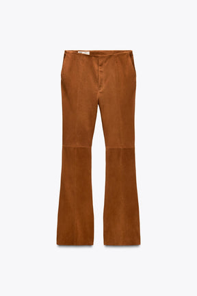 SUEDE LEATHER TROUSERS