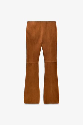 SUEDE LEATHER TROUSERS