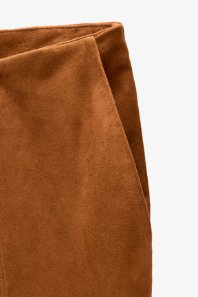 SUEDE LEATHER TROUSERS