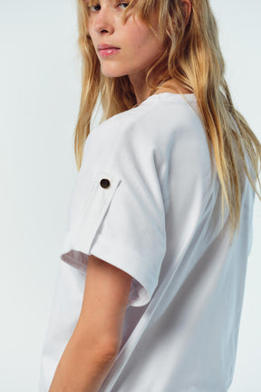 Button Tab Shirt