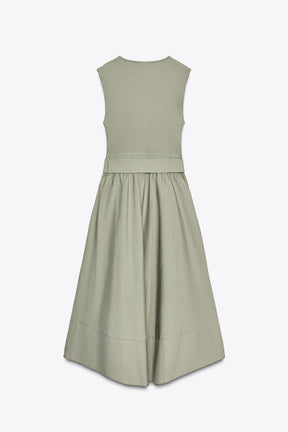 BELTED DRESS