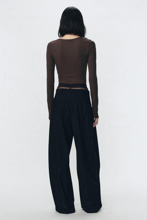 Henley-Kragen-T-Shirt