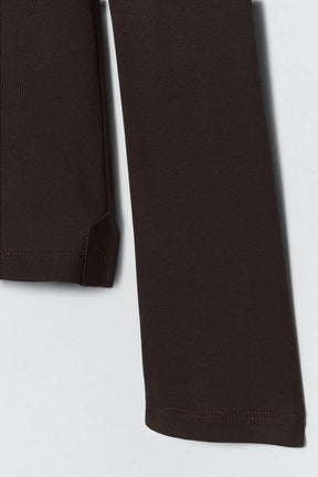 Henley-Kragen-T-Shirt
