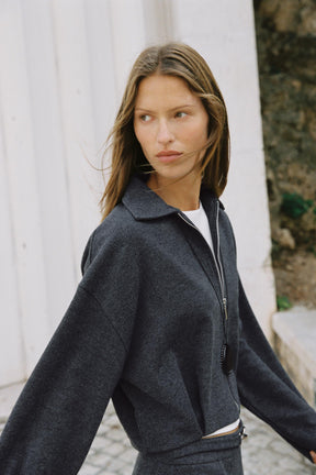 Jacke aus weichem Twill