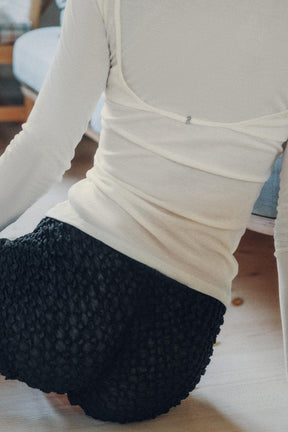 Lyocell-T-Shirt mit Rücken