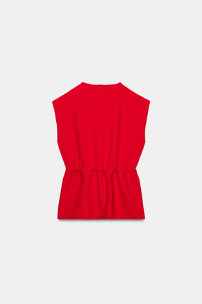 SOFT DRAWSTRING WAISTCOAT - Image 7