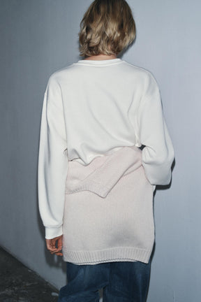 METALLIC SWEATSHIRT