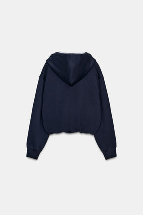 Contrast Varsity Hoodie