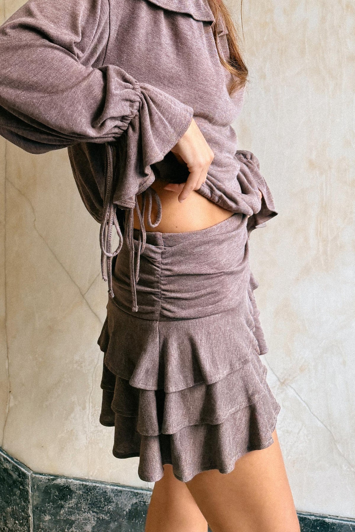 Ruffled Skirt